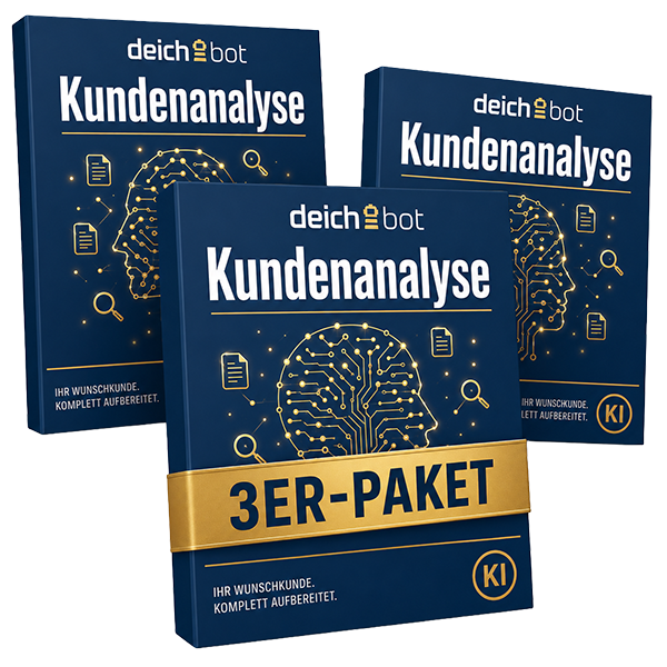 deichbot Kundenanalyse 3er-Paket